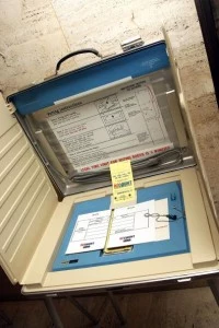 Voting booth Voting booth