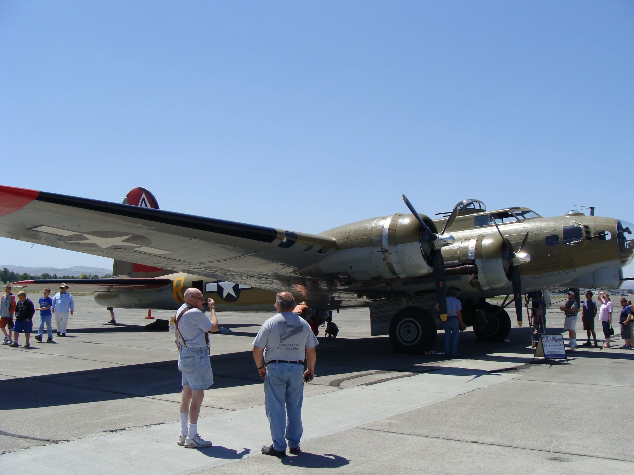 B-17 at Bergstrom Aircraft B-17 at Bergstrom Aircraft