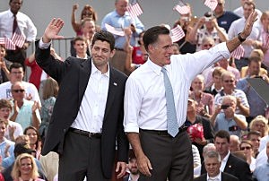 Paul Ryan (left) and Mitt Romney Paul Ryan (left) and Mitt Romney