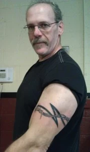 the tribal and barbed wire finished product. the tribal and barbed wire finished product.